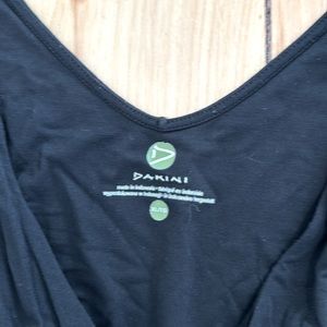 Dakini black dress with tie in back and wrap-like chest area.  size XL.